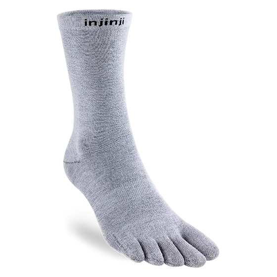 Injinji Liner Crew in Gray