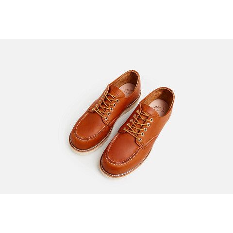 Red Wing Men's Shop Moc Oxford in Oro Legacy Leather