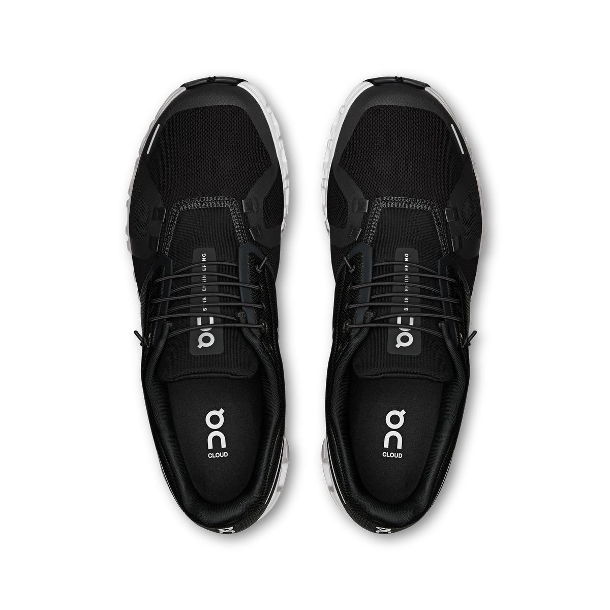 On Running Men's Cloud 6 Wide in Black/White