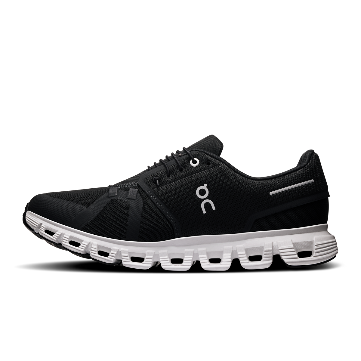 On Running Men's Cloud 6 Wide in Black/White
