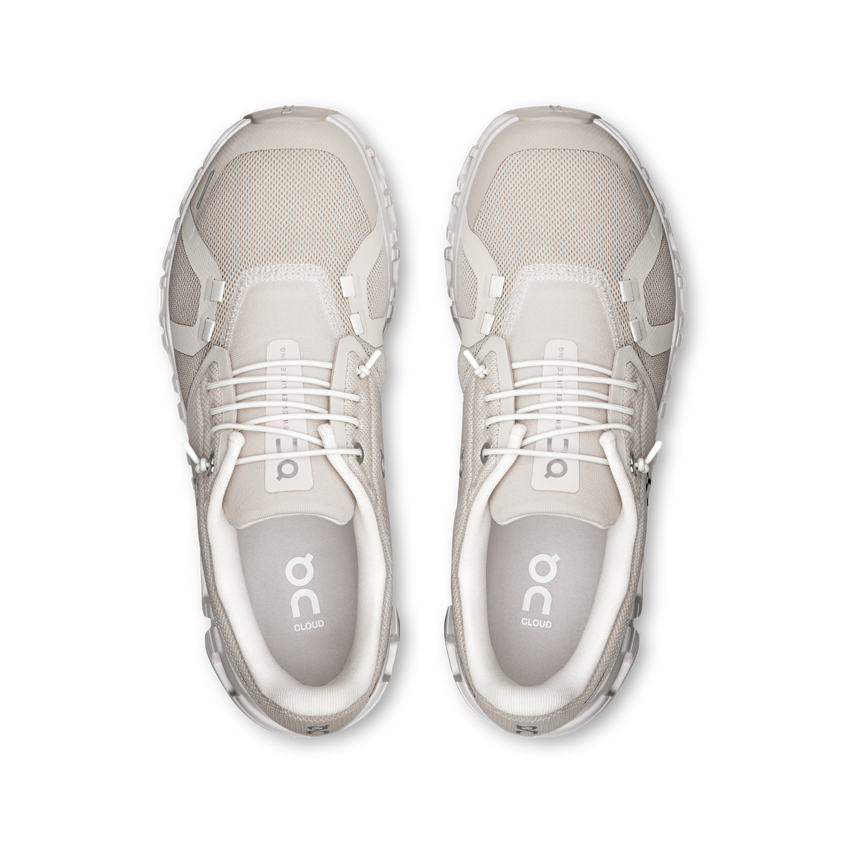 On Running Women's Cloud 6 Wide in Pearl/White