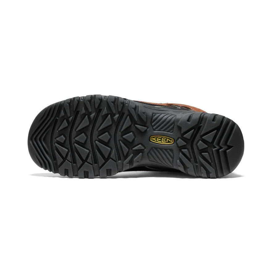 Keen Men's Targhee IV Waterproof Hiking Boot in Bison Black