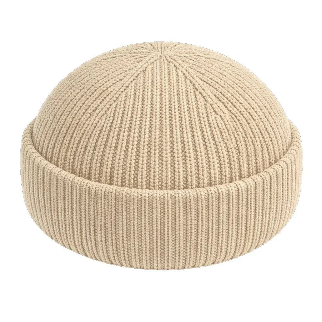 BEIGE FISHERMAN BEANIE PRO