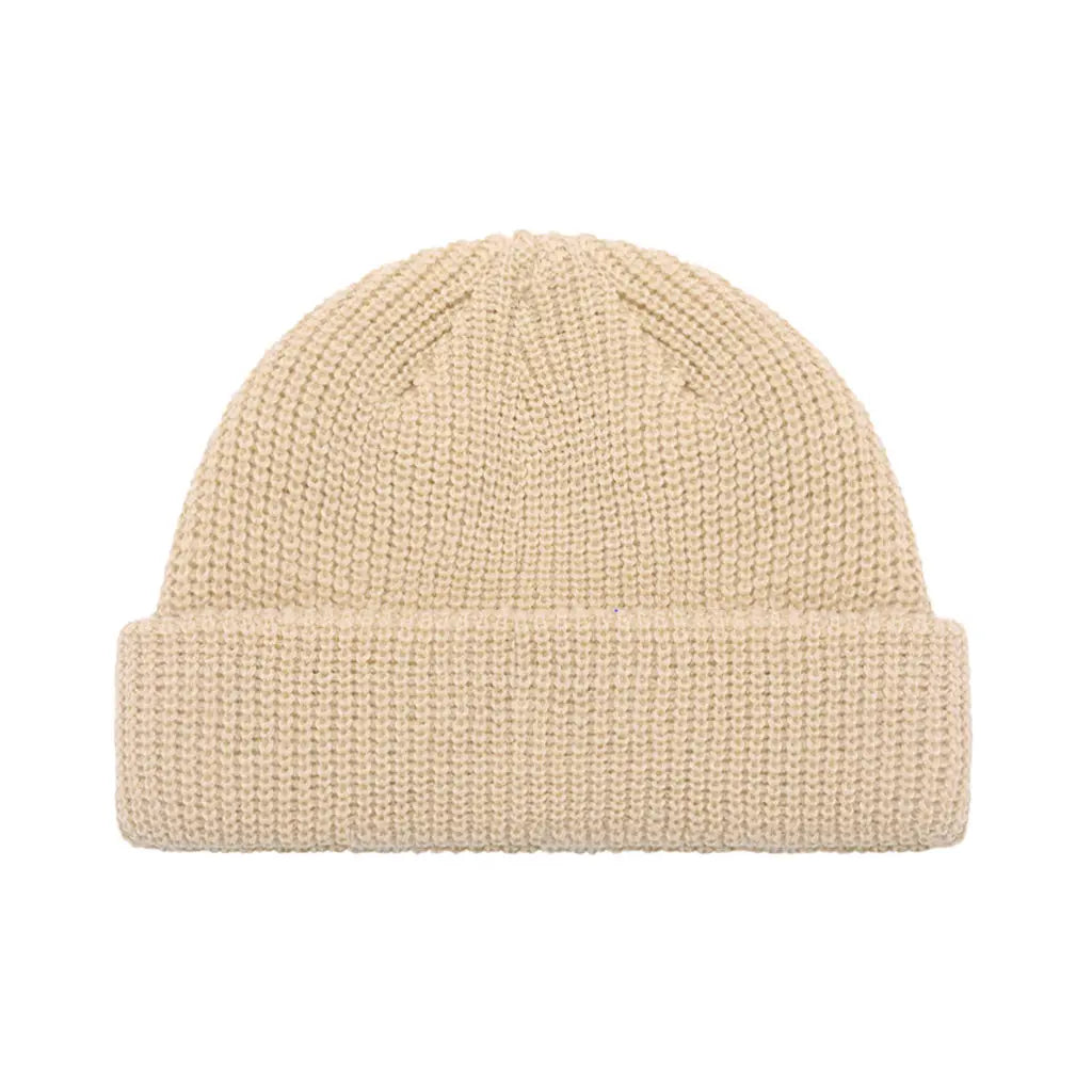 BEIGE FISHERMAN BEANIE