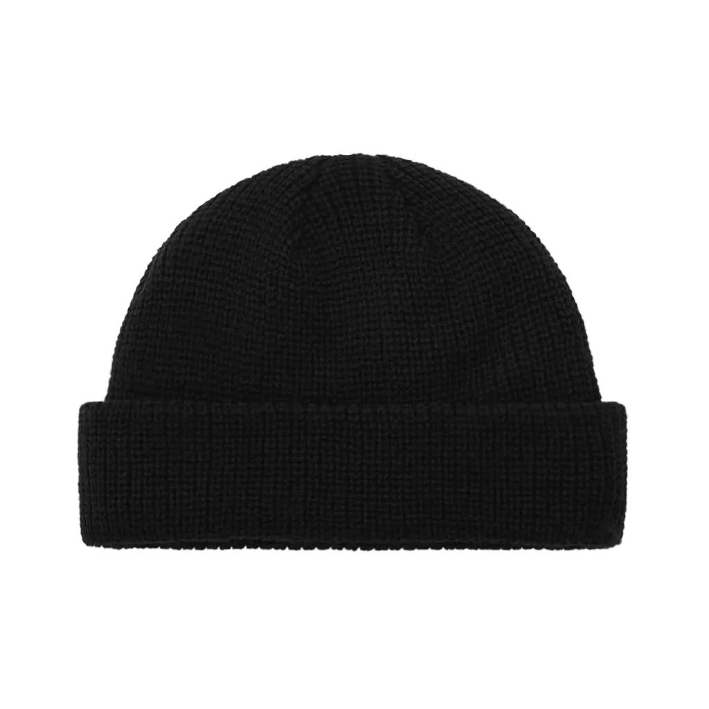 BLACK FISHERMAN BEANIE