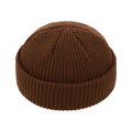 COFFEE BROWN FISHERMAN BEANIE