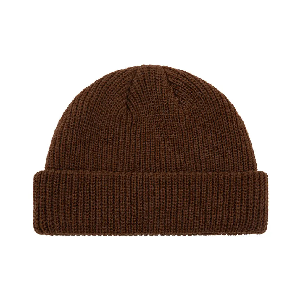 COFFEE BROWN FISHERMAN BEANIE