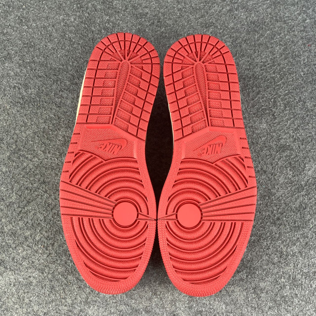 (CUSTOM) Air JORDAN 1 LOW 'BLACK RED'
