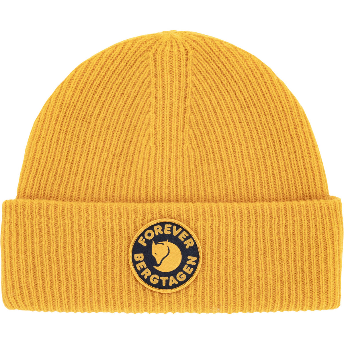 Fjallraven Bergtagen Forever Wool Beanie in Mustard Yellow