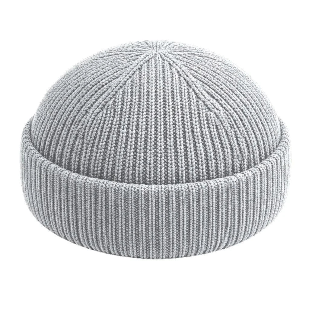 LIGHT GREY FISHERMAN BEANIE PRO