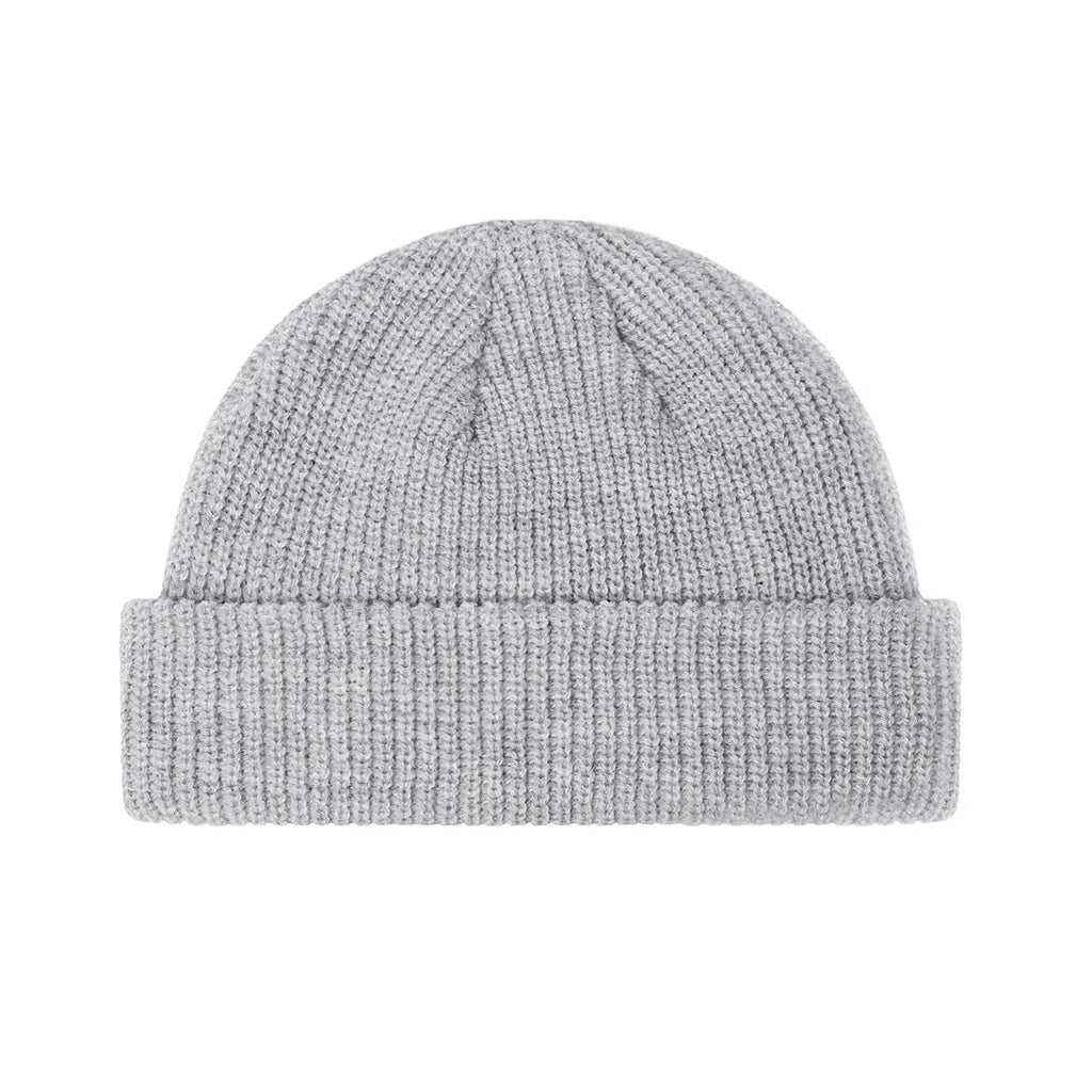 LIGHT GREY FISHERMAN BEANIE