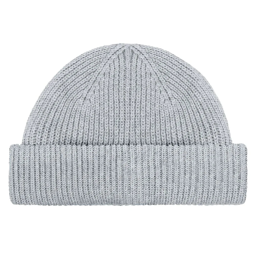 LIGHT GREY FISHERMAN BEANIE PRO