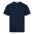 NAVY LOOPWHEELED T-SHIRT