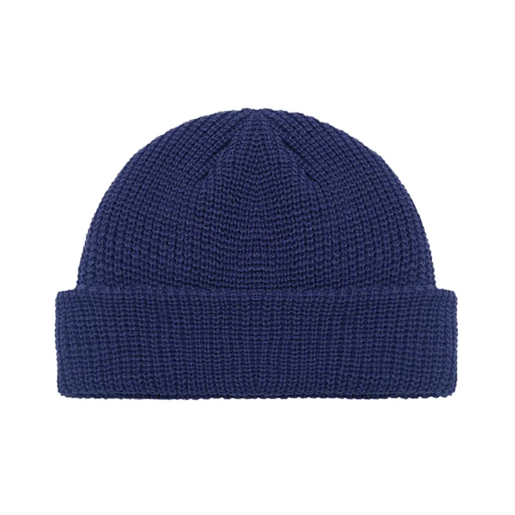 NAVY FISHERMAN BEANIE