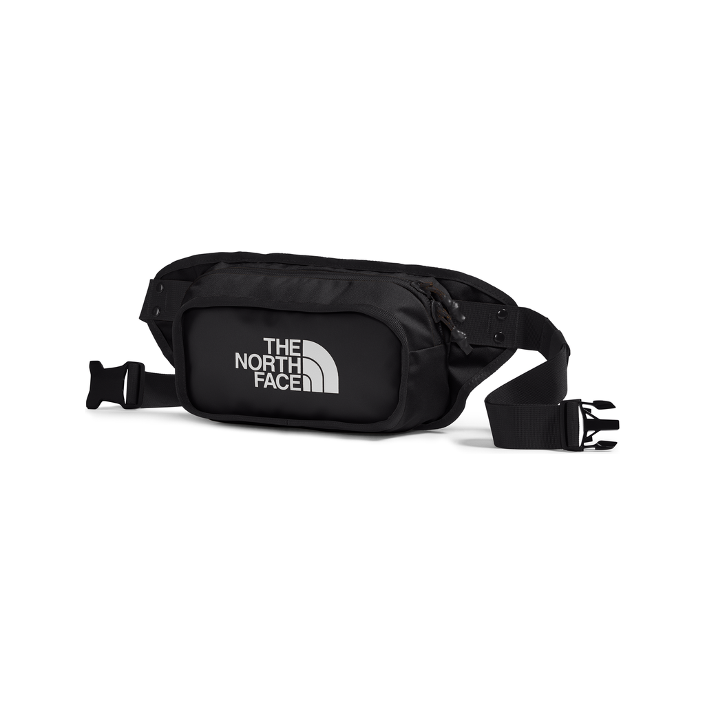 The North Face Explore Hip Pack in Black White