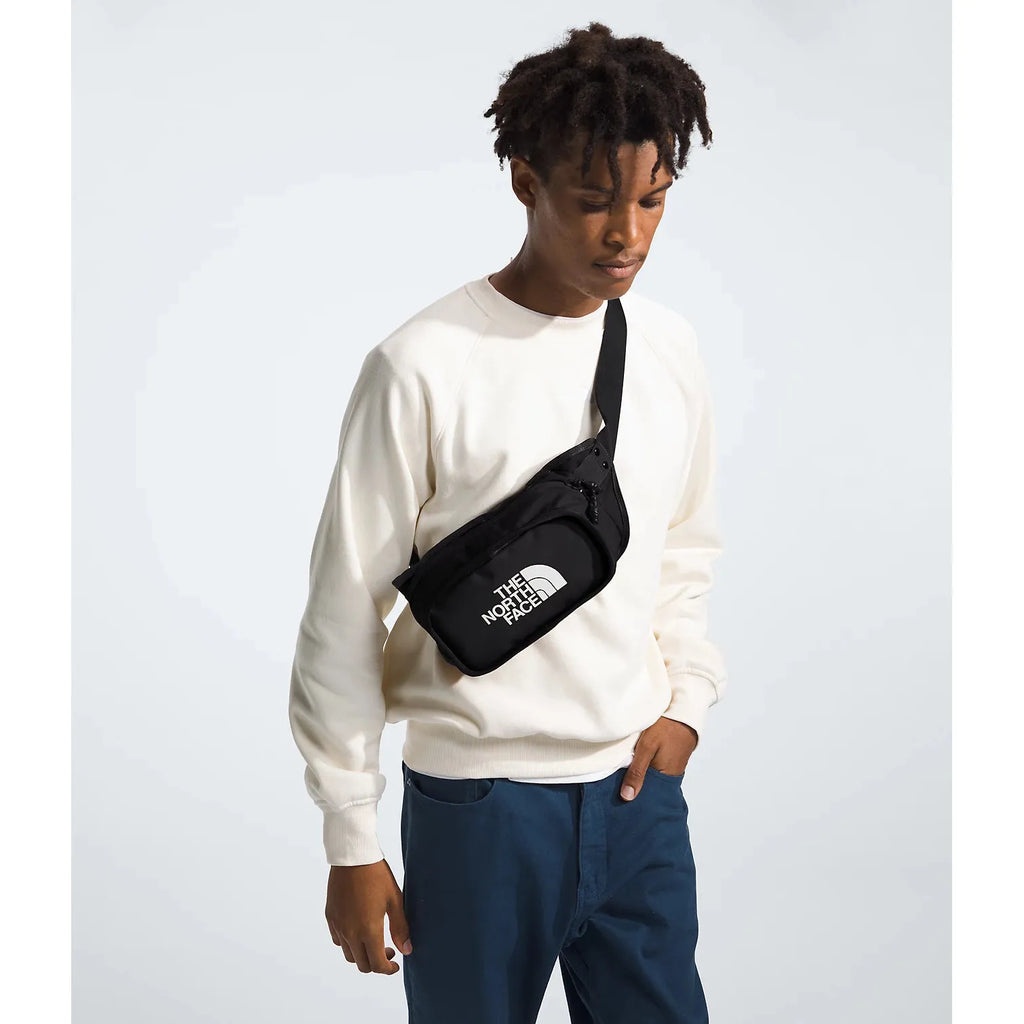 The North Face Explore Hip Pack in Black White