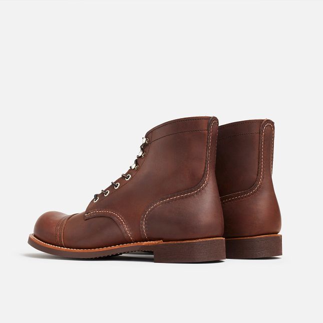 Red Wing Men's Iron Ranger 6-inch Boot 8111 In Amber Harness Leather