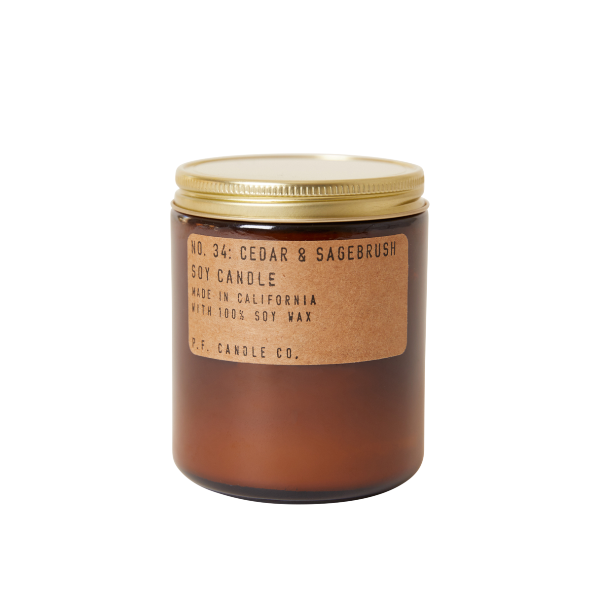 P. F. Candle Co. 7.2 Oz Standard Soy Candle - Cedar & Sagebrush