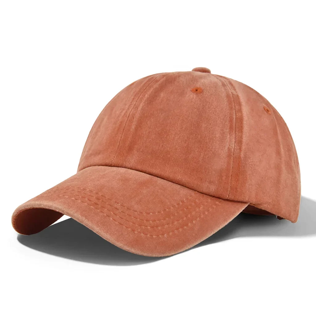 SUNSET ORANGE VINTAGE CAP