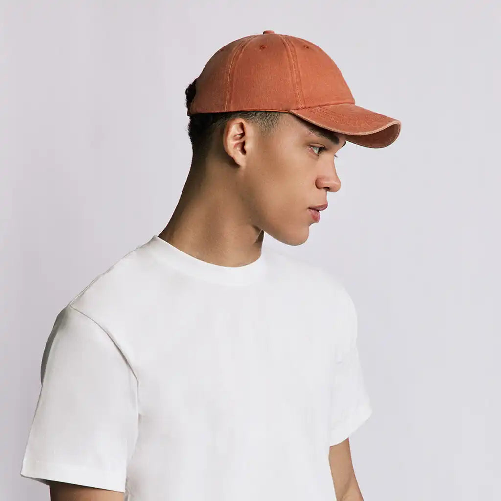 SUNSET ORANGE VINTAGE CAP