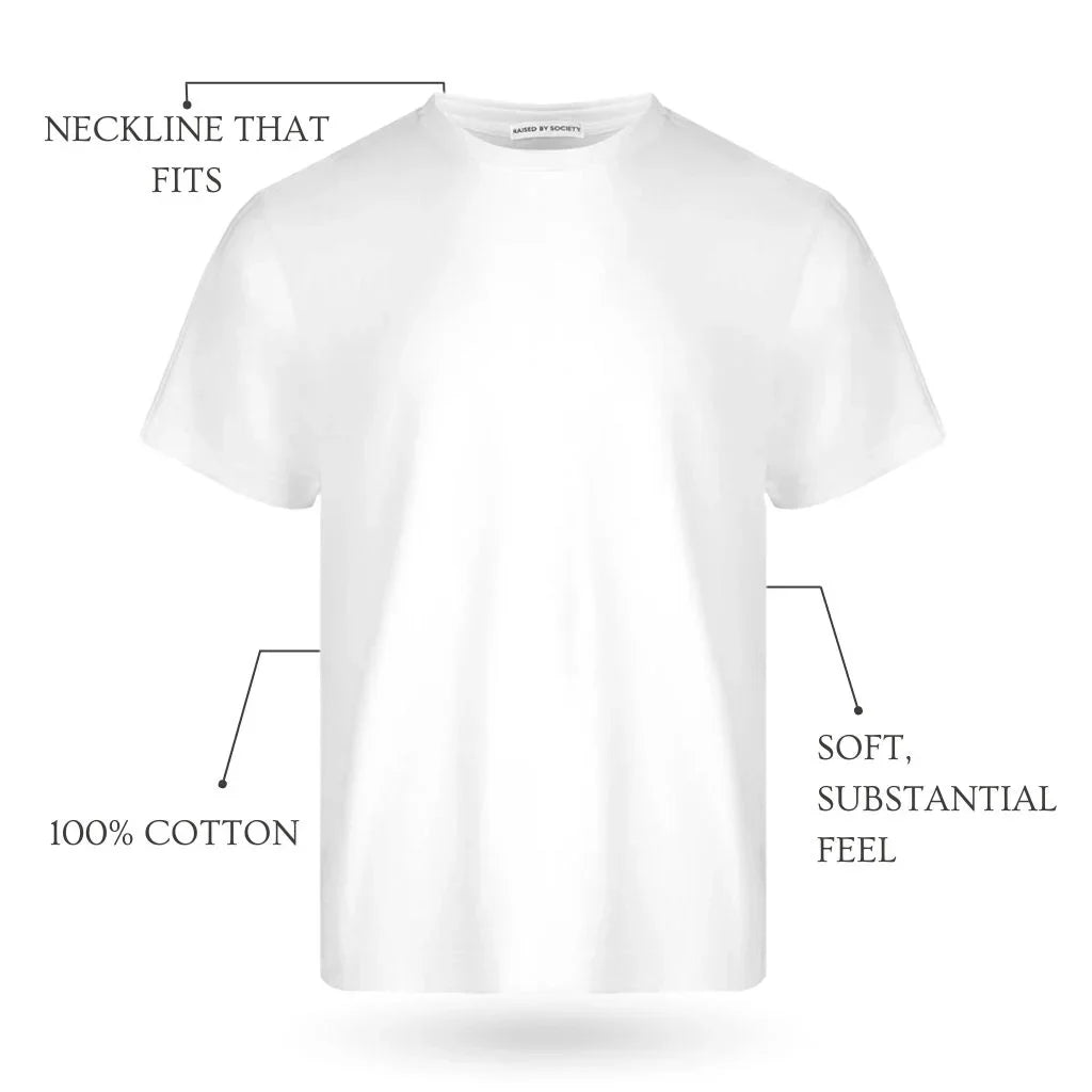 WHITE EDITION LOOPWHEELED T-SHIRT 3-PACK