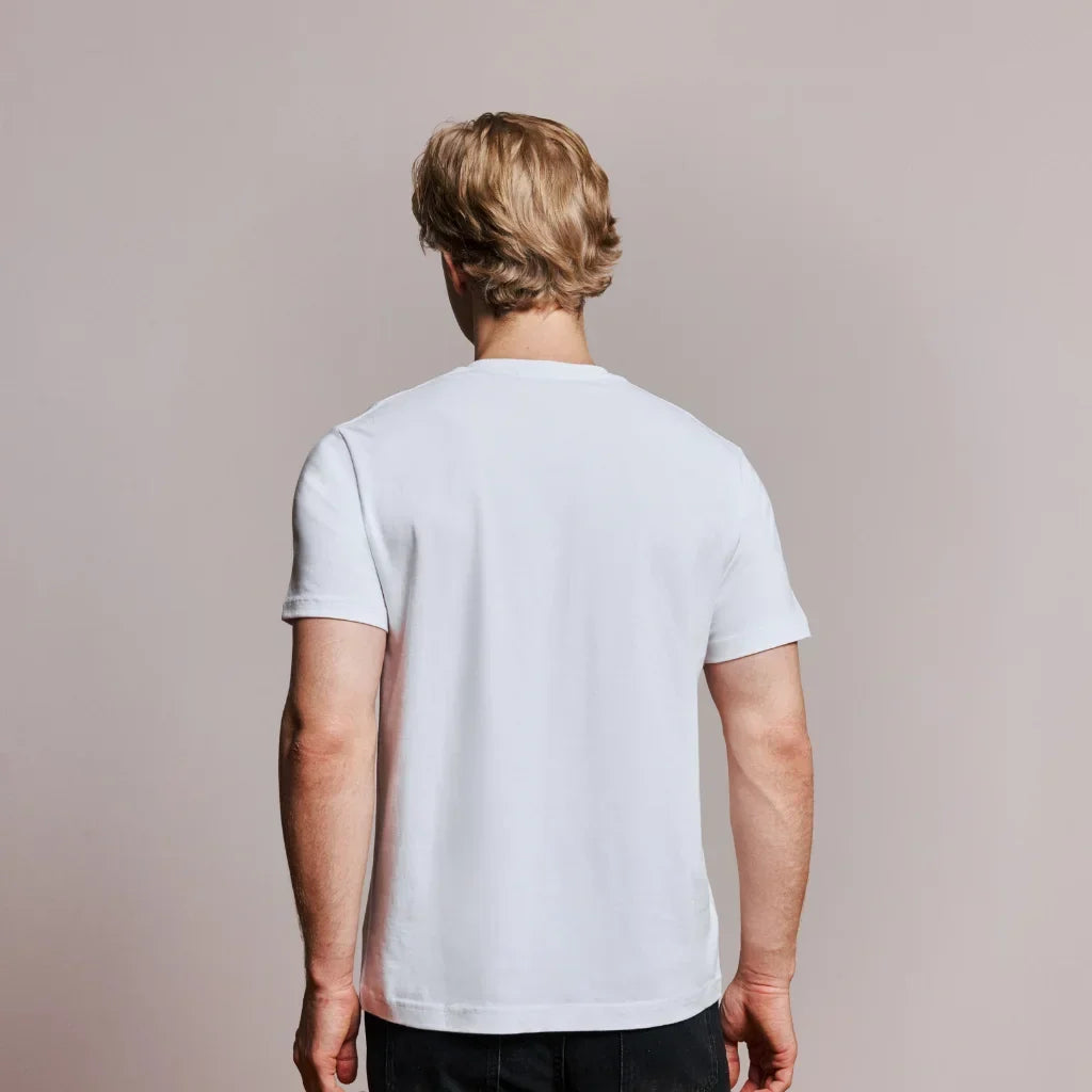 WHITE LOOPWHEELED T-SHIRT 3-PACK
