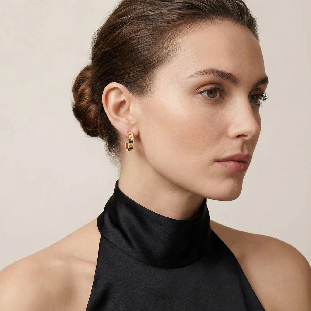 Cartier Love Hoop Earrings 2.65mm
