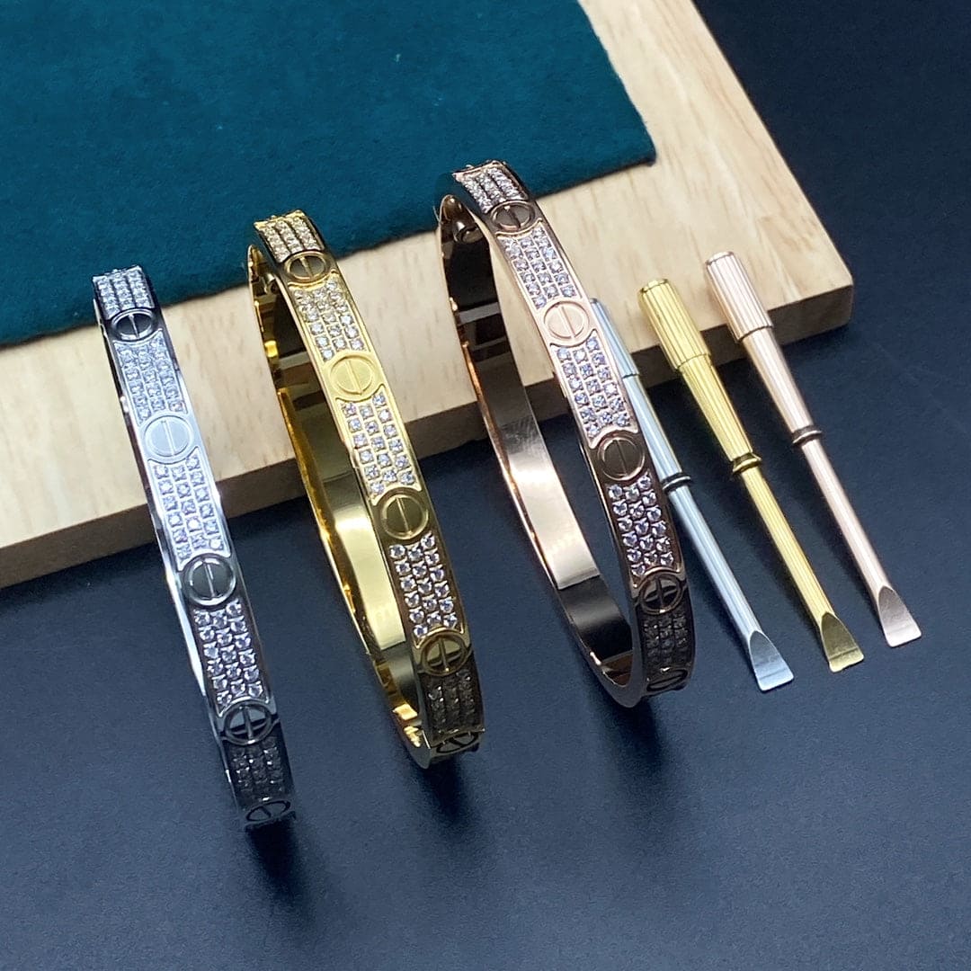 Love Diamonds Paved Bracelet