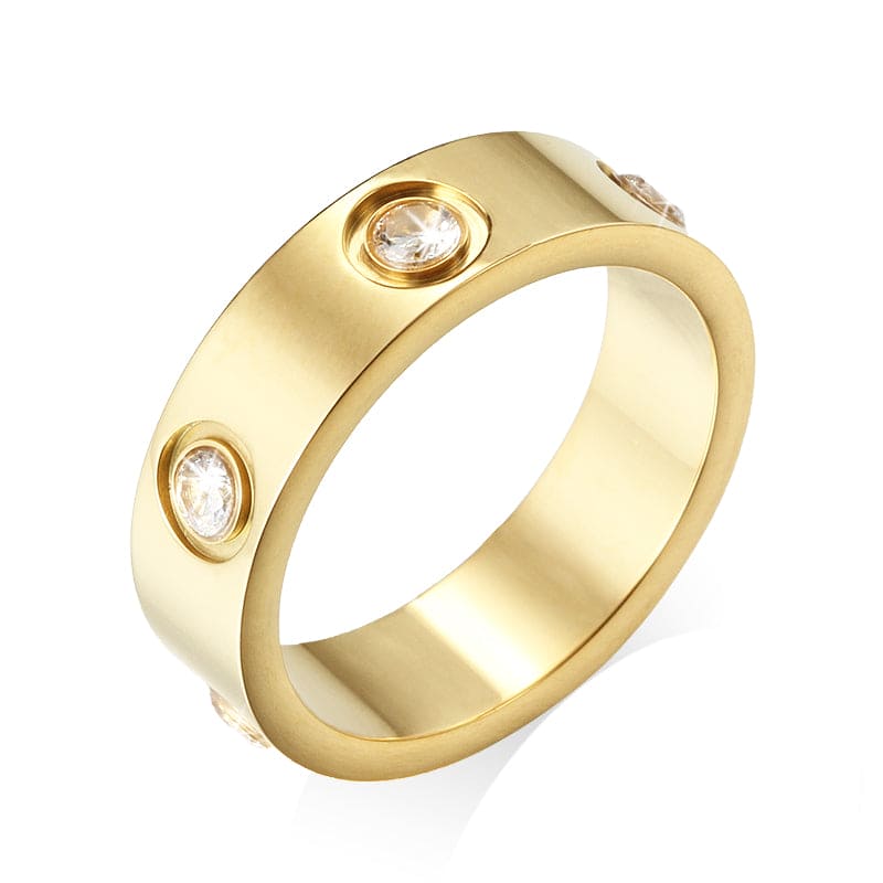 Cartier Love 8 Diamonds Wedding Ring