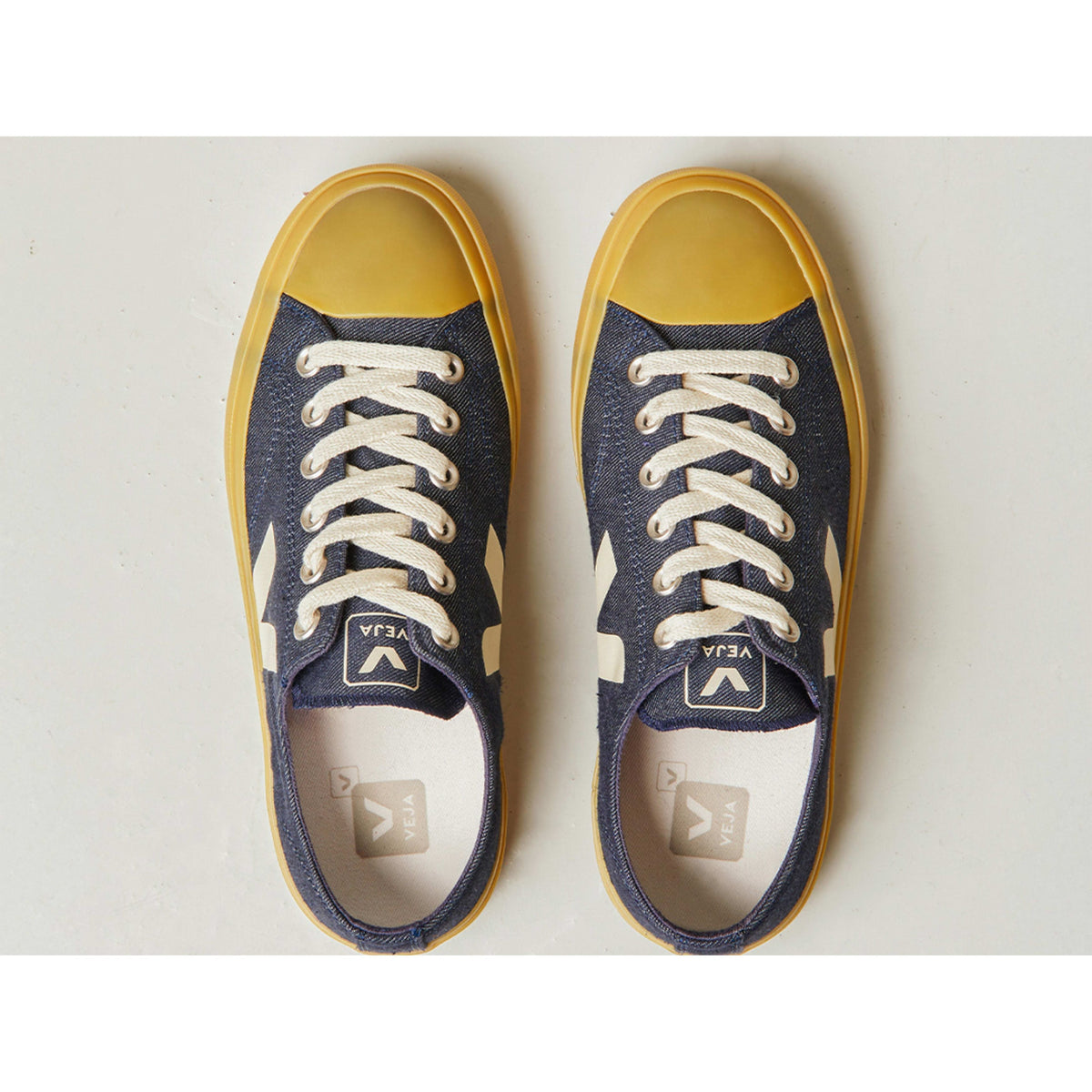 Veja Men's Wata II Low in Denim Blue Pierre Natural
