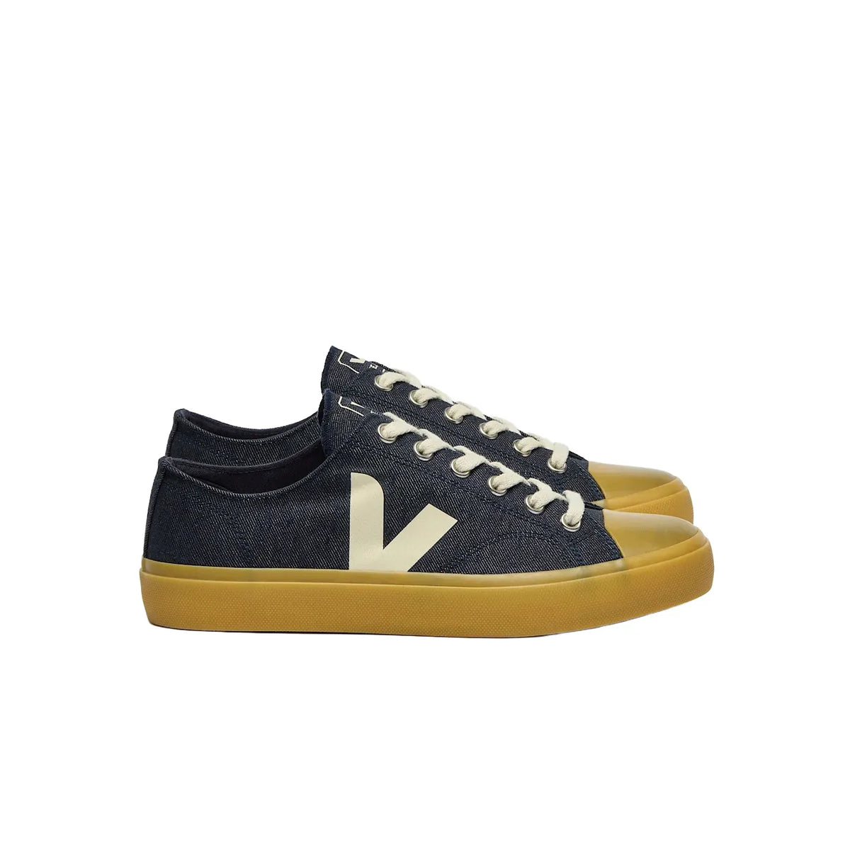 Veja Men's Wata II Low in Denim Blue Pierre Natural