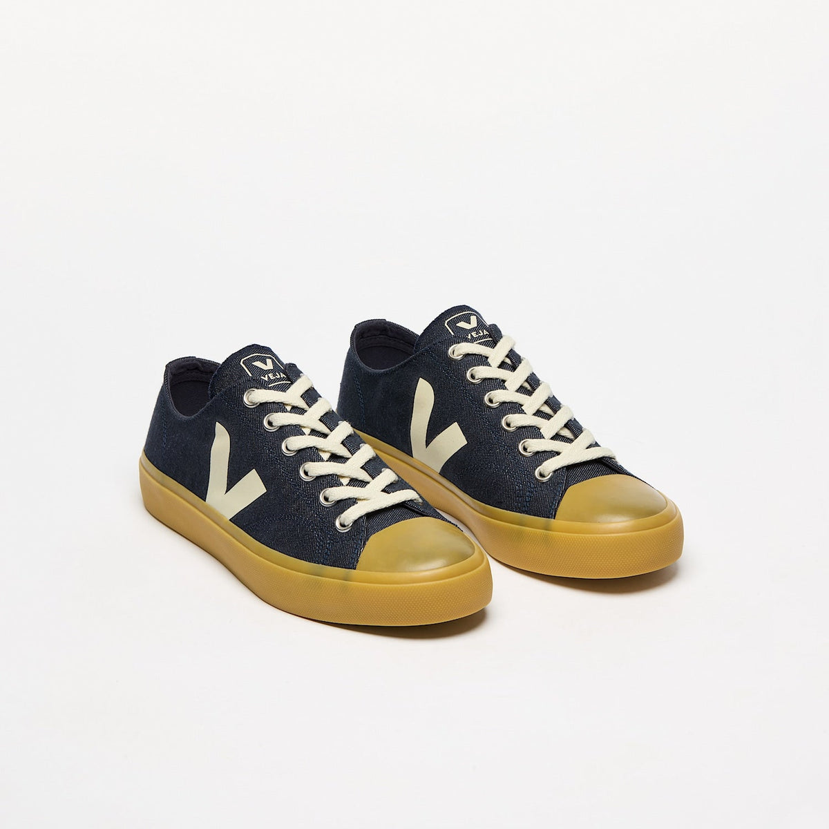 Veja Men's Wata II Low in Denim Blue Pierre Natural