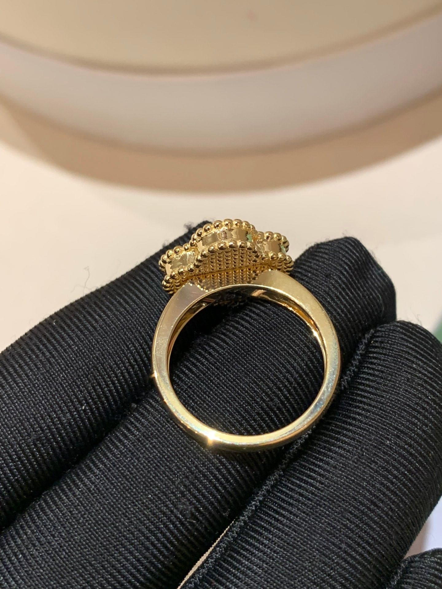 Van Cleef & Arpels Vintage Alhambra Black Onyx Ring