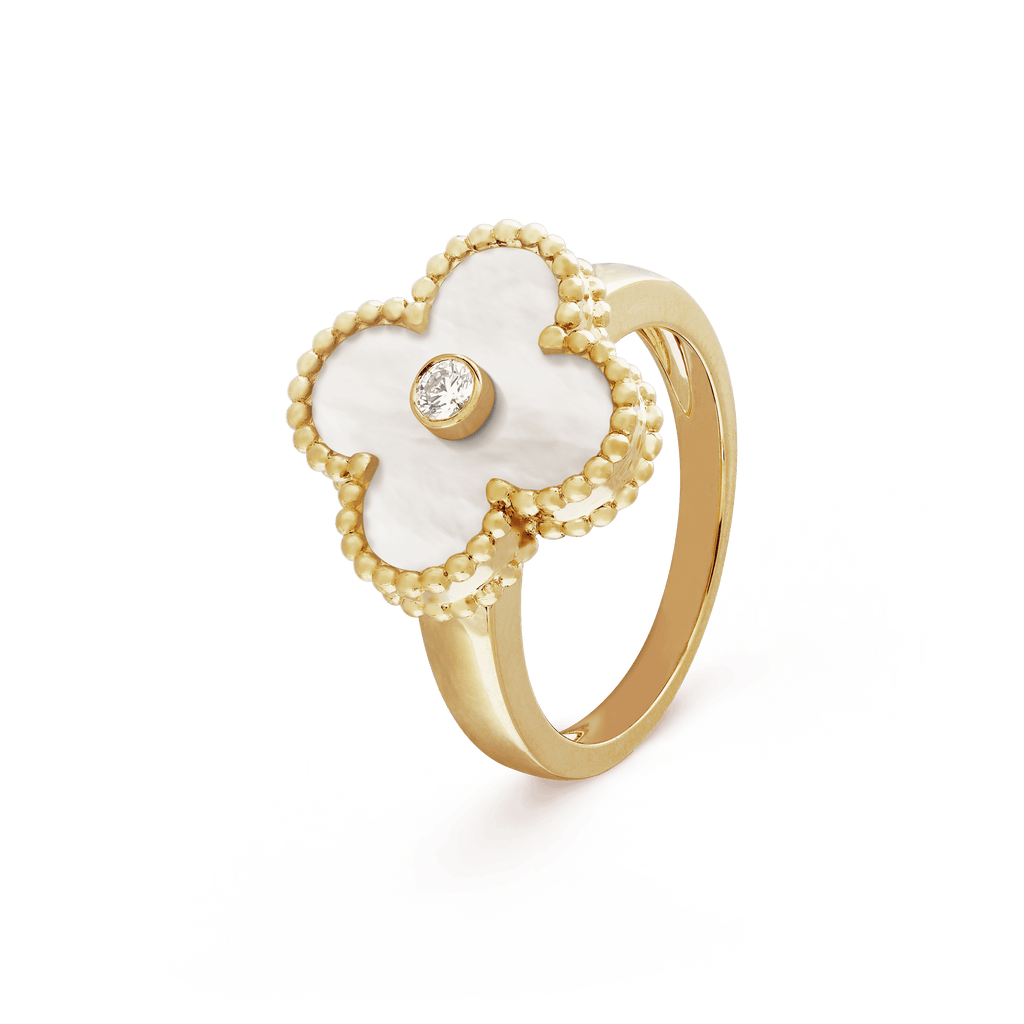 Van Cleef & Arpels Vintage Alhambra Pearl Ring